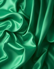 Obraz premium green silk background