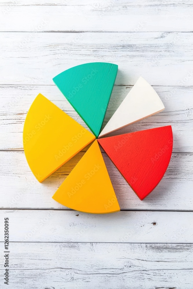 Poster a pie chart showing the relationship between direct and indirect taxes.