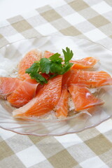 サーモンカルパッチョ