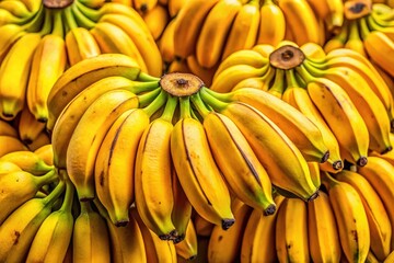 Fresh, ripe bananas: a vibrant, delicious still life.