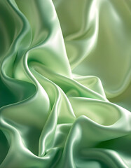 green silk background