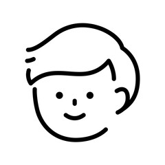 シンプル男性アイコン