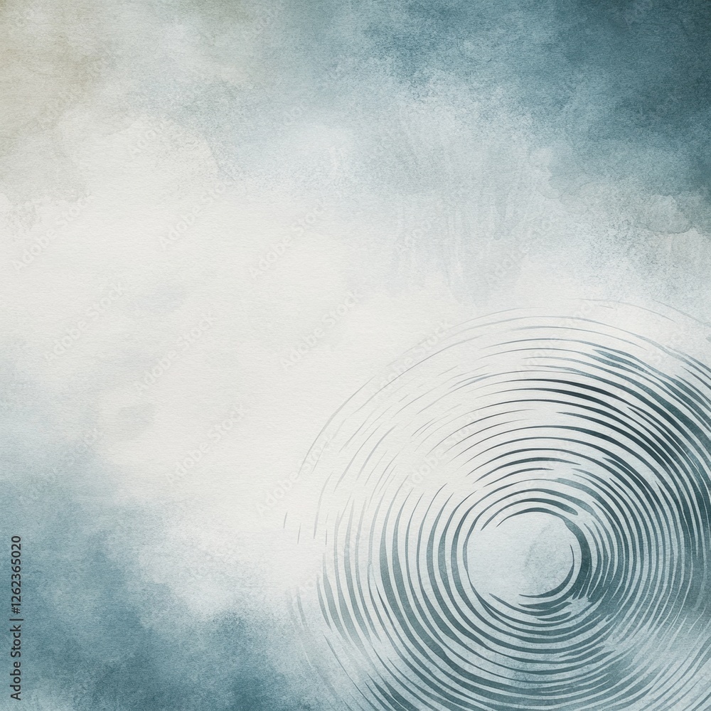 Poster a serene abstract design featuring soft waves and textured hues, evoking calmness and tranquility.