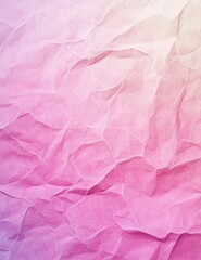 Fototapeta premium A textured, crumpled paper background in soft pink hues, creating a visually pleasing gradient effect.