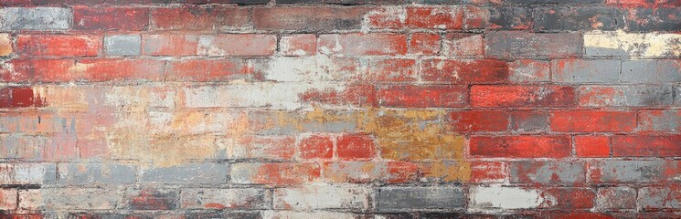 Textured aged brick wall background