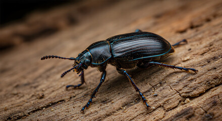 Fototapeta premium Bark Beetle Macro Photography