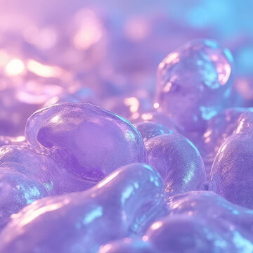 purple and white beads
