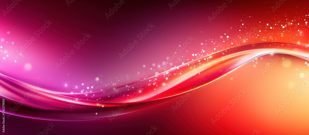 Poster dynamic swirl of color: a captivating abstract design with a vibrant, dynamic swirl of pink and oran