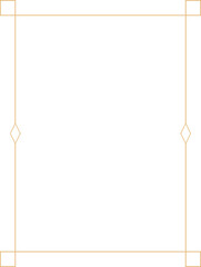 Decorative Golden Frame