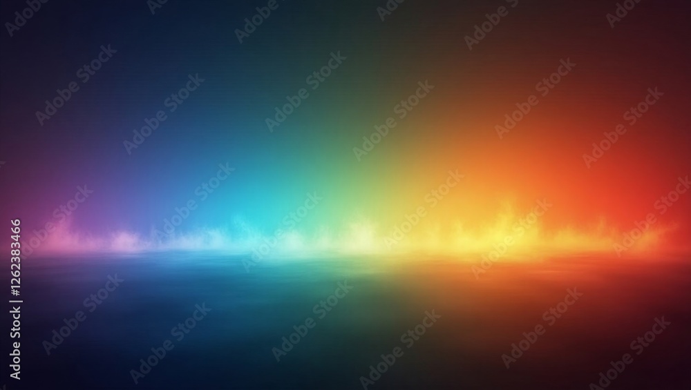 Poster a mesmerizing rainbow gradient background featuring a seamless blend of vibrant colors transitioning