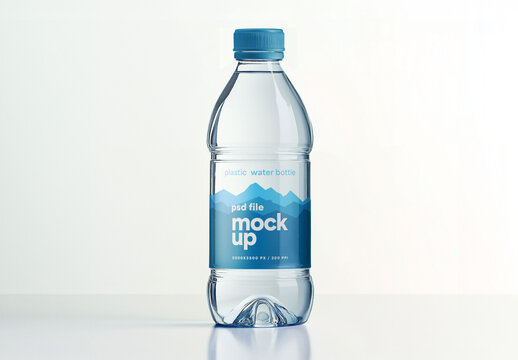 Water Bottle Packaging Mockup