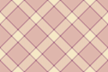 Elegant blush pink and cream plaid pattern.  Perfect for textile design, fashion, scrapbooking, or website backgrounds.