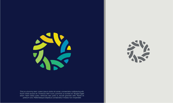 Global Community Logo Icon Elements Template. Community human Logo template vector. Community health care. Abstract Community logo	