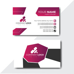 Business card design template, Clean professional business card template, visiting card, business card template.
