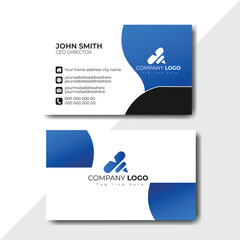 Business card design template, Clean professional business card template, visiting card, business card template.
