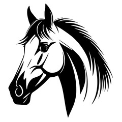 horse head silhouette