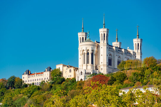 Basilica of Notre Dame of Fourvi&egrave;re, Lyon, France