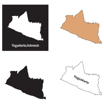 Yogyakarta map icon