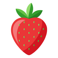 Obraz premium strawberry vector illustration