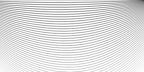 Minimal abstract background. Optical illusion, wavy thin lines.