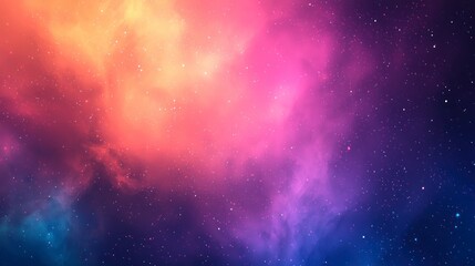 Fototapeta premium Vibrant galaxy background with colorful nebula and stars