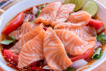 Spicy Seafood Salad, thai food (yum)