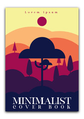 Nature Minimalist Cover Book Design Template A4
