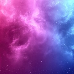 Dreamy Nebula Cosmic Purple and Blue Hues