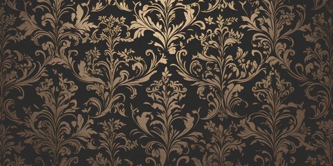 Fototapeta premium botanical seamless pattern floral luxury background