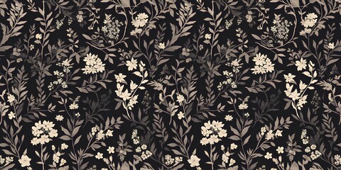 botanical seamless pattern floral luxury background