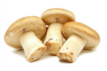 Fresh Brown Mushrooms Closeup