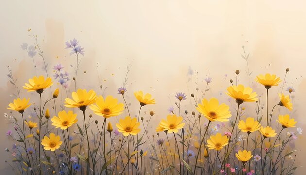 field of flowers