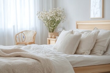 Serene Minimalist Bedroom with Natural Light