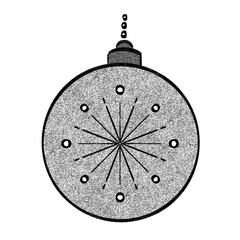 Christmas Ornament Hand drawn Doodle.