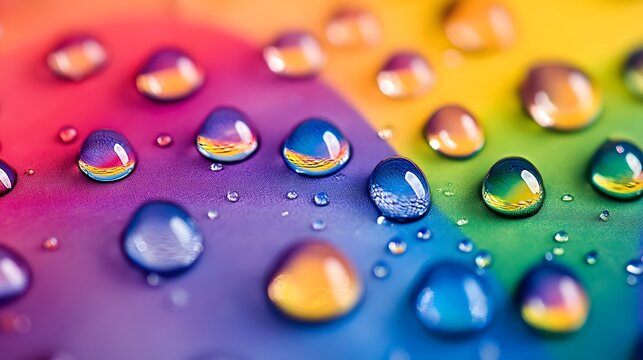 Rainbow hues blending in harmony, celebrating love and diversity in unity