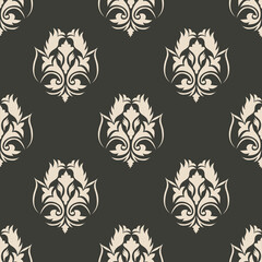 Luxury Damask Pattern – Elegant Ornate Design for High-End Interiors & Fashion Indulge in timeless sophistication with this exquisite damask pattern