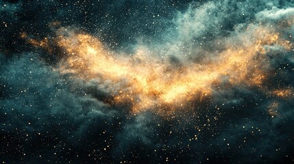 Stunning Cosmic Explosion in Deep Space