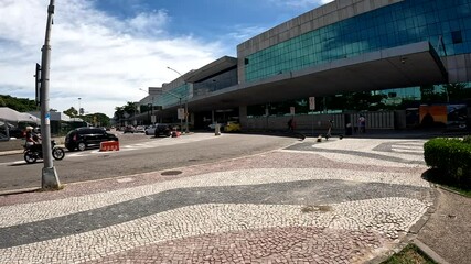 Rio de Janeiro - Rio de Janeiro - Brazil - February 12, 2025: Santos Dumont Airport in downtown Rio de Janeiro.