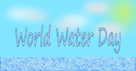 World Water Day - 22 March - illustration