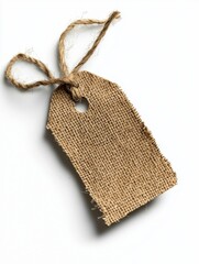 Rustic Kraft Tag with Twine for Labeling and Packaging Decoration