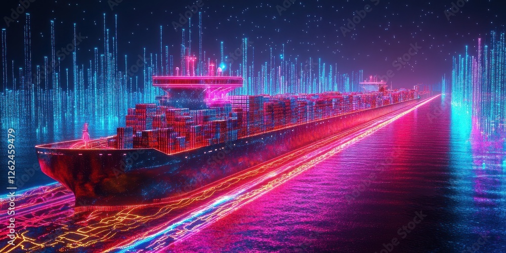 Poster supply chain optimization utilizing ai to enhance resource efficiency : logistics intelligence theme
