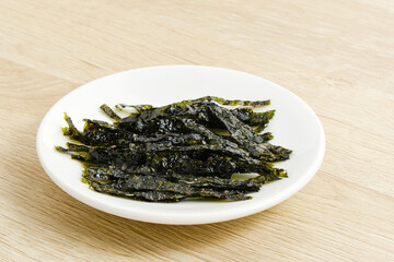 Sliced Seaweed, salted nori laver sheet

