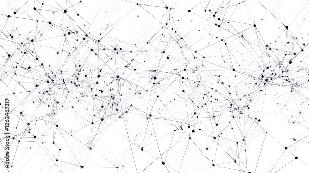 Poster global network connection, digital data flow, abstract background