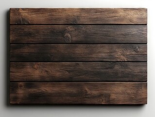 A piece of wood on a white wall