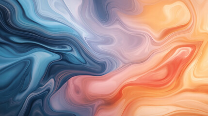 Abstract Swirls of Color