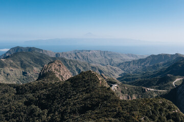 view of the mountains