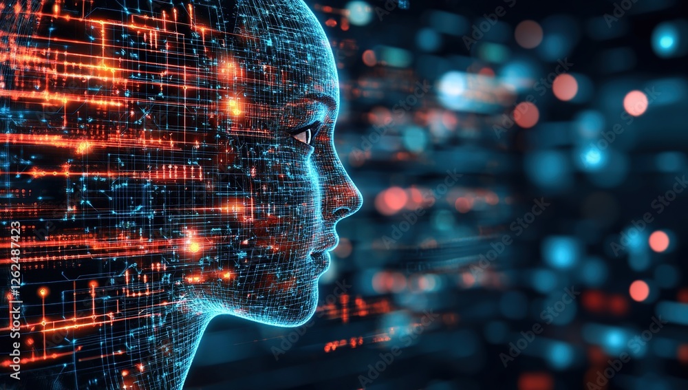 Poster exploring digital minds: ai, neural networks, and the future of computing, unveiling intelligent sys