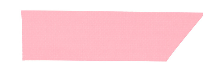 Pink masking tape set on transparent background