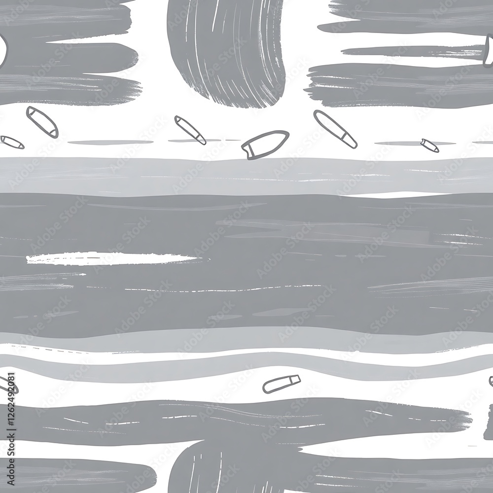Poster abstract grey stripes with white bullets seamless pattern: a modern and minimalist seamless pattern 