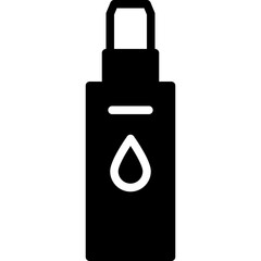 solid icon of a paper glue